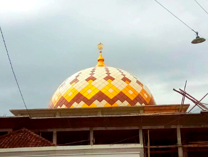8 5 Jual Kubah Masjid Surabaya - Spesialis Kubah Enamel & Galvalum
