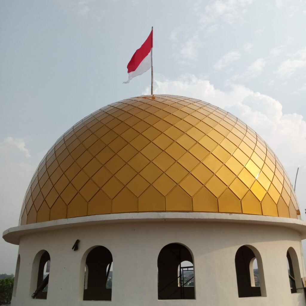 Motif kubah masjid terbaru setengah bola Masjid Al Jamal Bogor Bentuk & Contoh Motif Kubah Masjid Terbaru (Model 2022)