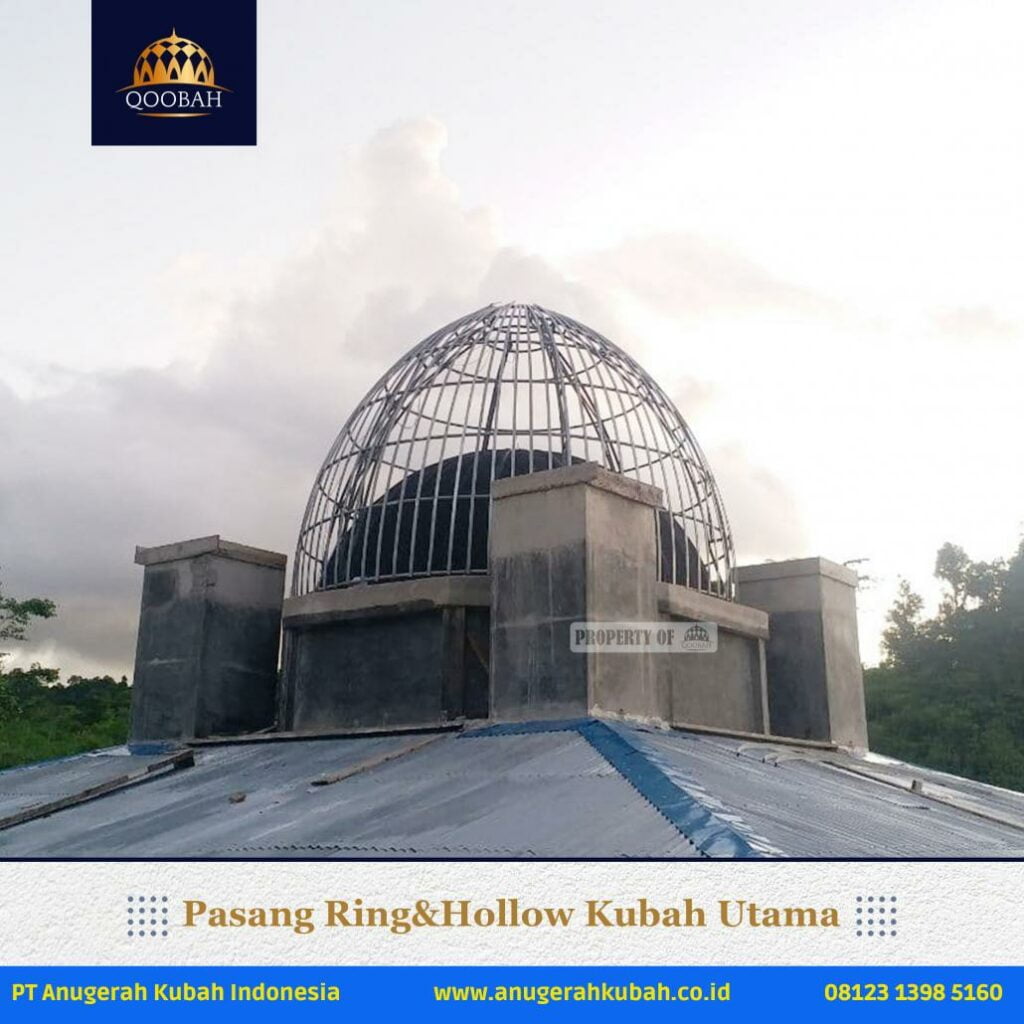 Masjid Agung An Nur Supiori Anugerahkubah co id 6 Pemasangan Kubah Galvalum untuk Masjid Agung An Nur Supiori Papua