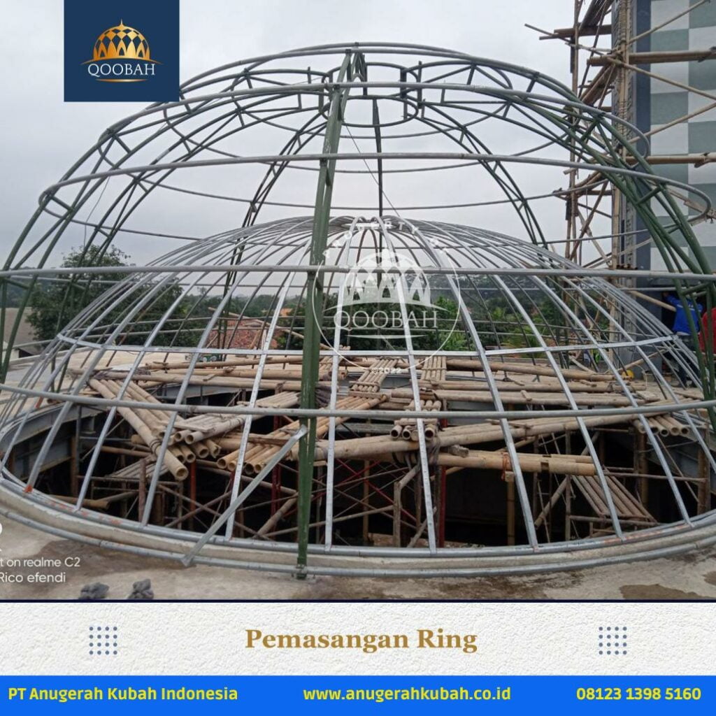 Masjid Al Ikhlas Subang Anugerahkubah co id 3 Pembuatan Kubah Enamel untuk Masjid Al Ikhlas Subang