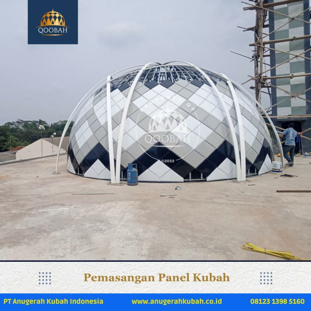 Masjid Al Ikhlas Subang Anugerahkubah co id 7 Pembuatan Kubah Enamel untuk Masjid Al Ikhlas Subang