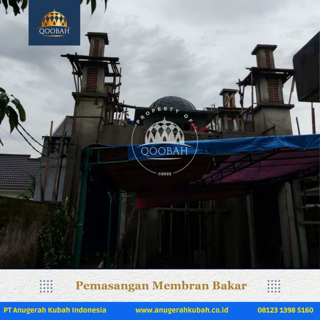 Masjid Ar Rozzak Bandung Anugerahkubah co id 3 Pemasangan Kubah Masjid di Masjid Ar Rozzak Bandung