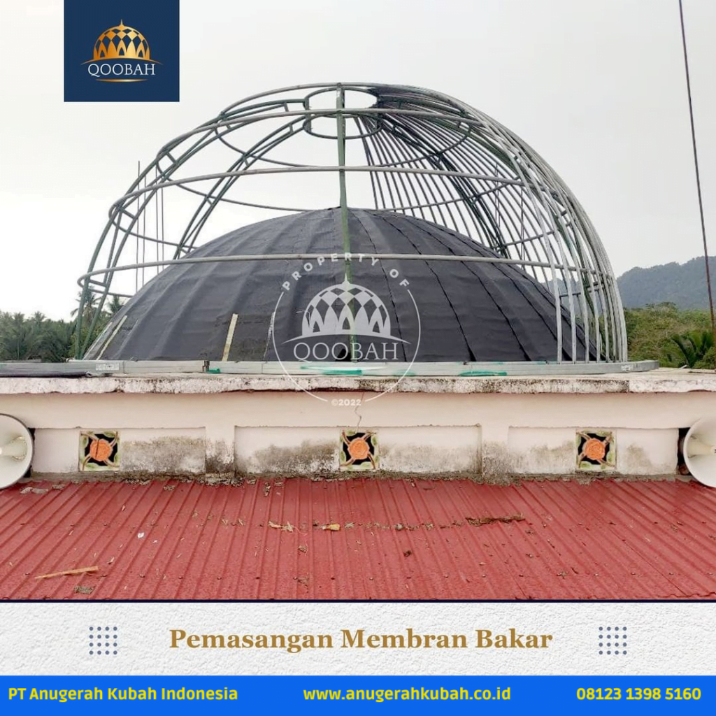 Masjid At Taqwa Sulawesi Tengah 4 Pemasangan Kubah di Masjid At Taqwa Sulawesi Tengah