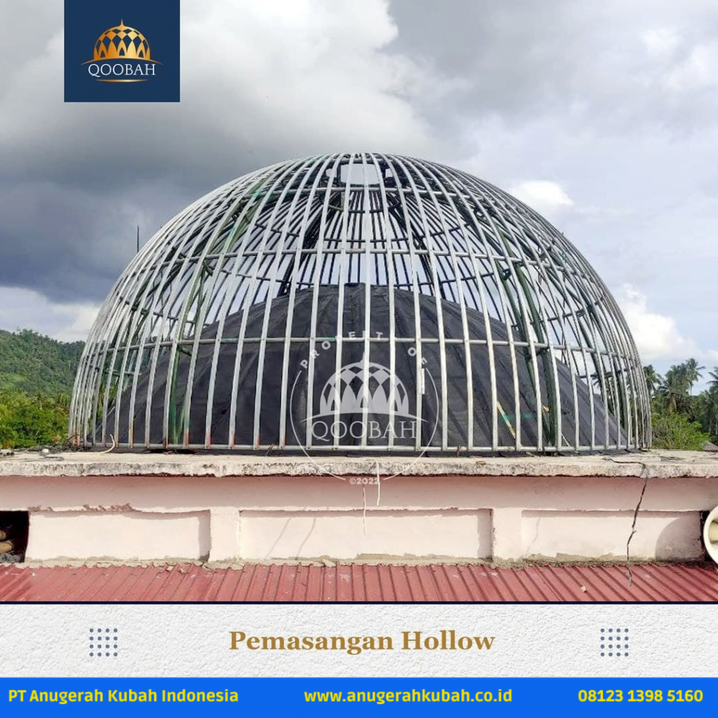 Masjid At Taqwa Sulawesi Tengah 5 Pemasangan Kubah di Masjid At Taqwa Sulawesi Tengah