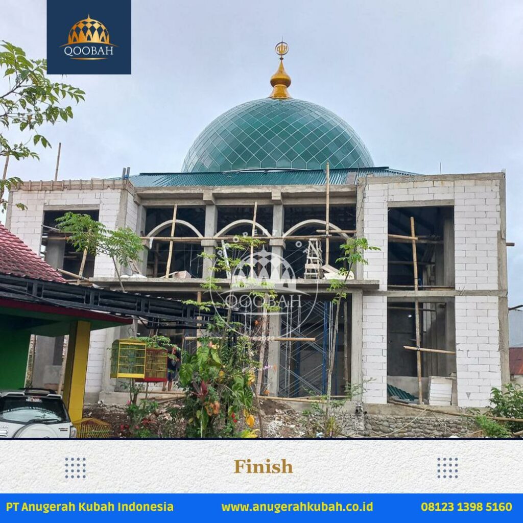 Masjid Baburrahman Bulukumba Anugerahkubah co id 9 Pembuatan Kubah Galvalum untuk Masjid Baburrahman Bulukumba Sulawesi Selatan