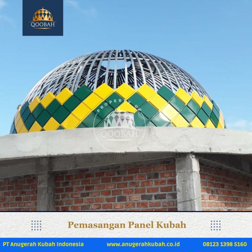 Masjid Baiturrahman Balikpapan 4 Pemasangan Kubah di Mushola Baiturrahman Kota Balikpapan