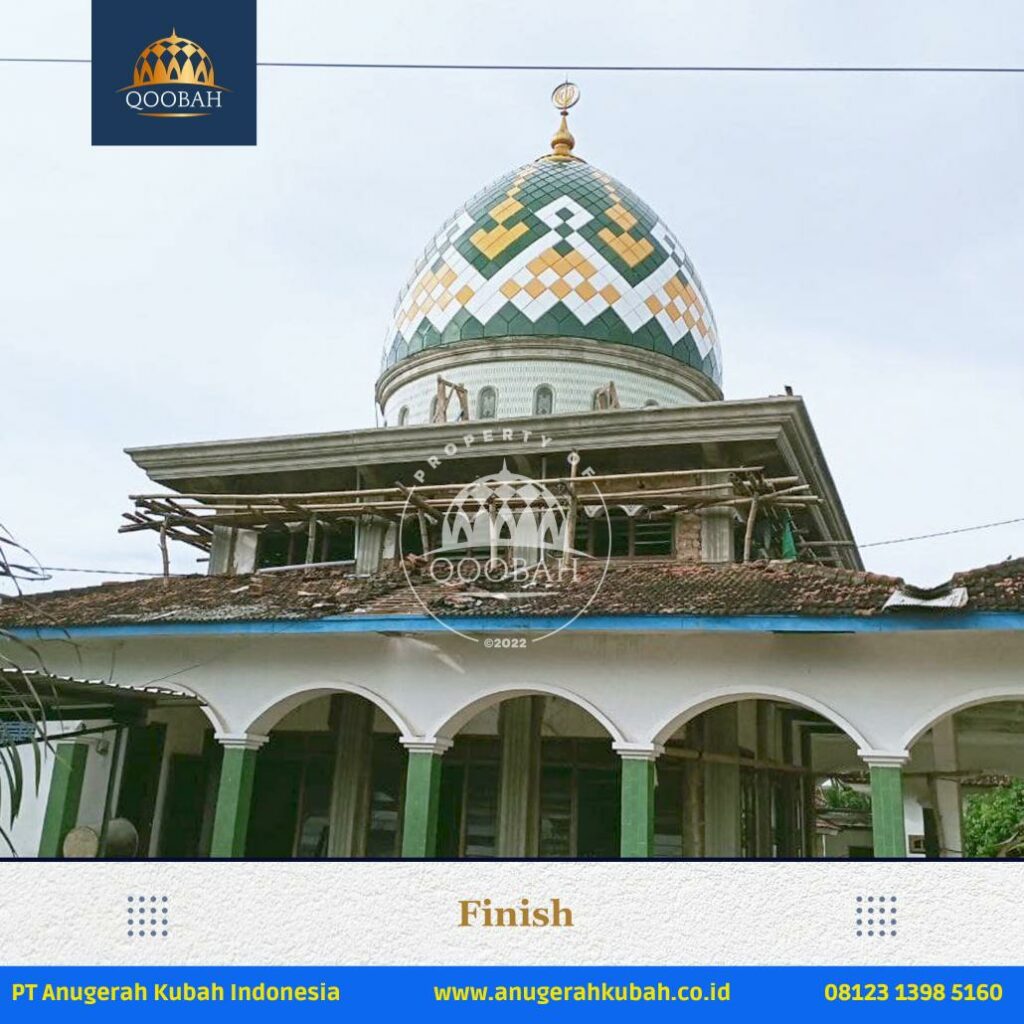 Masjid Darussalam Sumenep Anugerahkubah co id 7 Pembuatan & Pemasangan Kubah Galvalum untuk Masjid Darussalam Sumenep Madura