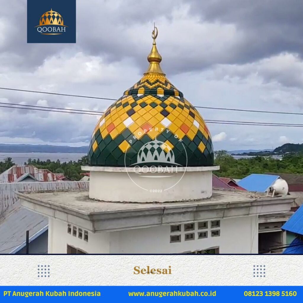 Masjid Jabal Nur Buton Anugerahkubah co id 5 1 Pemasangan Kubah di Masjid Jabal Nur Buton - Jual Kubah Panel 