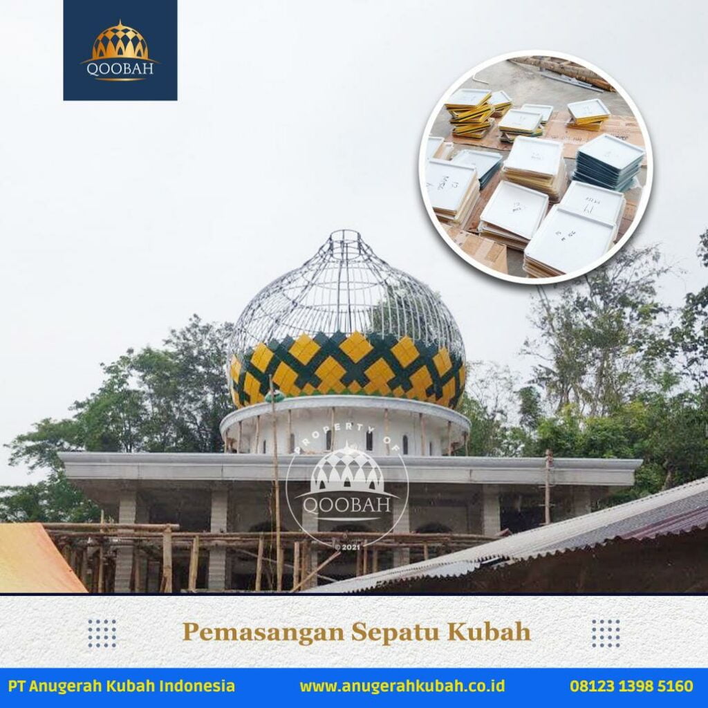Masjid Khoirul Huda Malang Anugerahkubah co id 6 Pemasangan Kubah Masjid di Masjid Khoirul Huda Malang