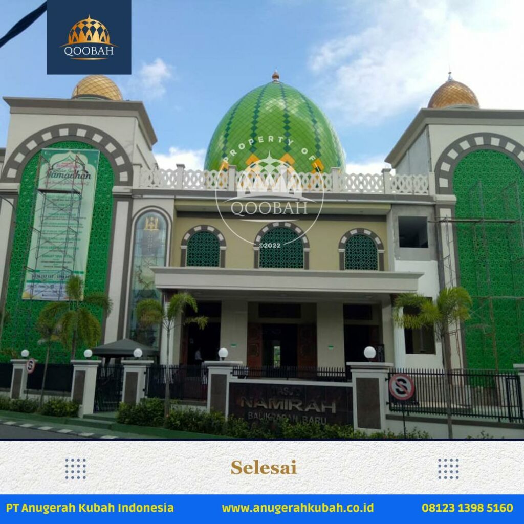 Masjid Namirah Balikpapan Baru Anugerahkubah co id 6 Pemasangan Kubah Masjid di Masjid Namirah Balikpapan