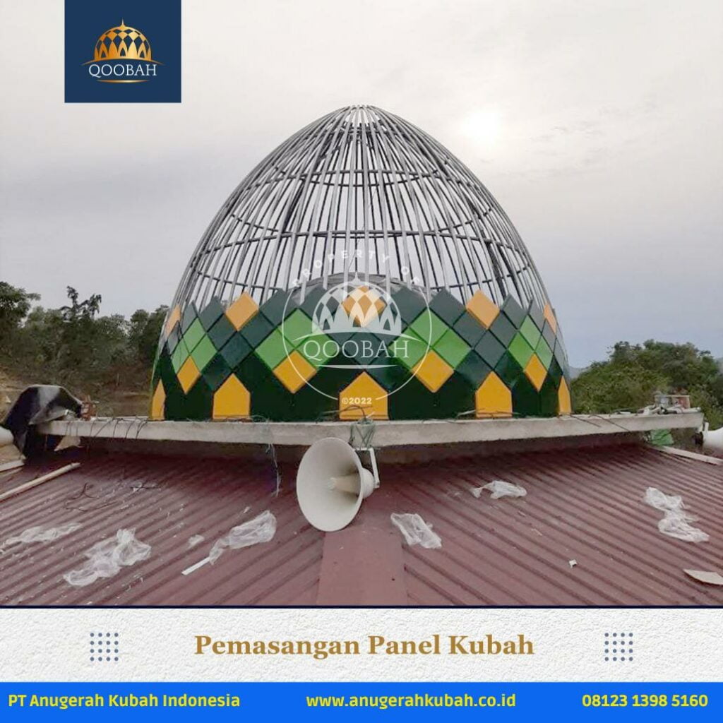 Masjid Nurul Amin Mamuju Anugerahkubah co id 6 Pembuatan Kubah Galvalum untuk Masjid Nurul Amin • Mamuju Sulawesi Barat