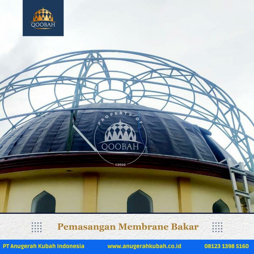Masjid Nurul Ilmi Depok Anugerahkubah co id 3 Pembuatan Kubah Galvalum untuk Masjid Nurul Ilmi Depok - Jual Kubah Panel