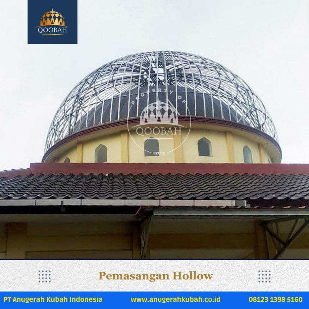 Masjid Nurul Ilmi Depok Anugerahkubah co id 4 Pembuatan Kubah Galvalum untuk Masjid Nurul Ilmi Depok - Jual Kubah Panel