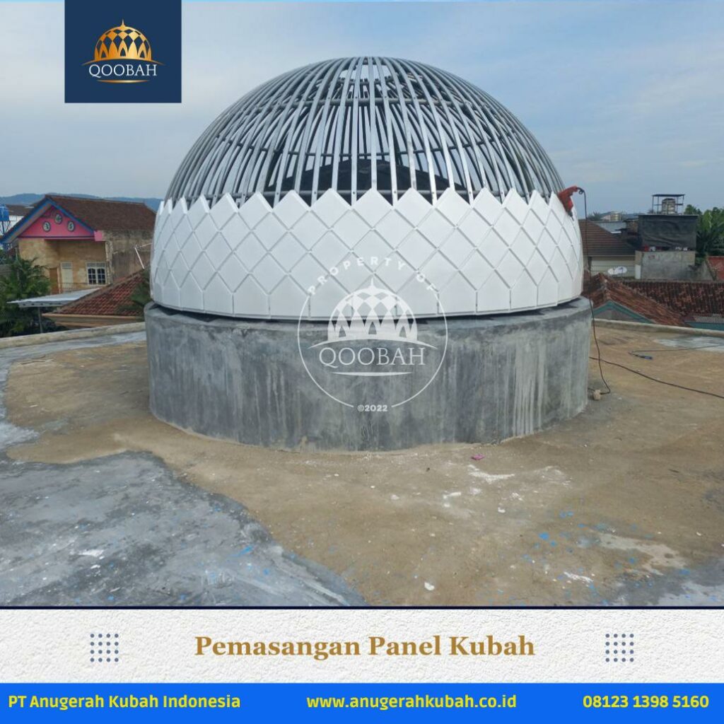 Musholla Al Ikhlas Lampung Anugerahkubah co id 7 Pemasangan Kubah di Musholla Al Ikhlas Bandar Lampung - Jual Kubah Panel