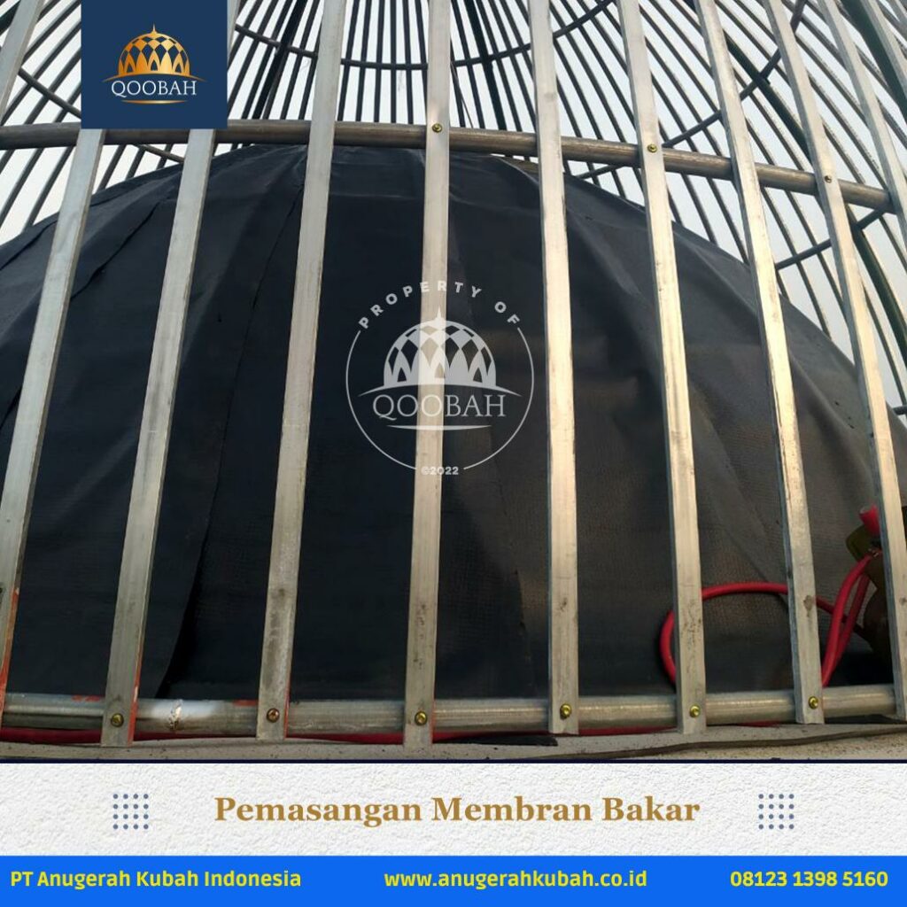 masjid ghoiru jami al muim jakarta Anugerahkubah co id 5 Pemasangan Kubah di Masjid Ghoiru Jami’ Al Mu’im Jakarta Timur