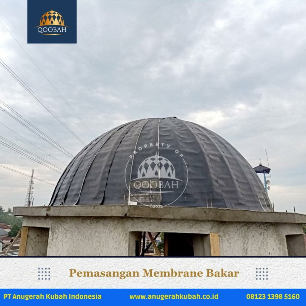 masjid yayasan al muhajirin Anugerahkubah co id 4 Pembuatan & Pemasangan Kubah untuk Masjid Yayasan Al Muhajirin Bekasi