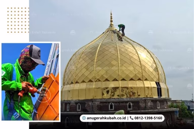 pembuat kubah masjid kebumen