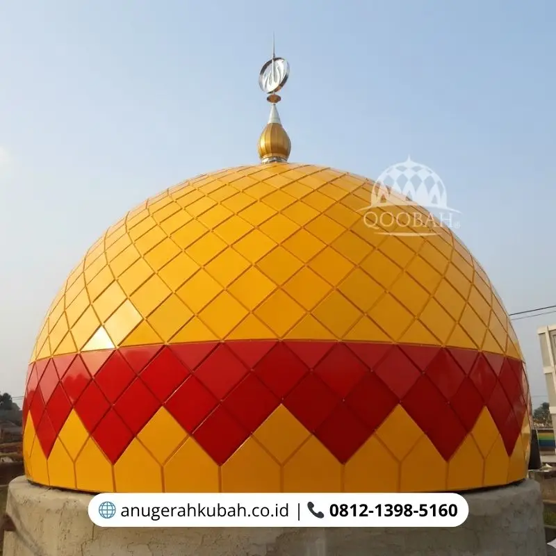 kubah masjid trenggalek enamel